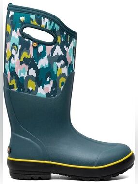 Women’s Bogs Classic II Tall Ikat Farm Boots in Indigo Multi Size 8